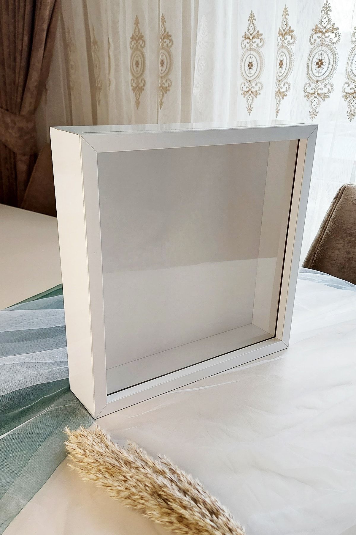 Verda Çerçeve-35x35 Cm 7 Cm Deep Design Rose Box Memory Frame!Mirror Frame! 3