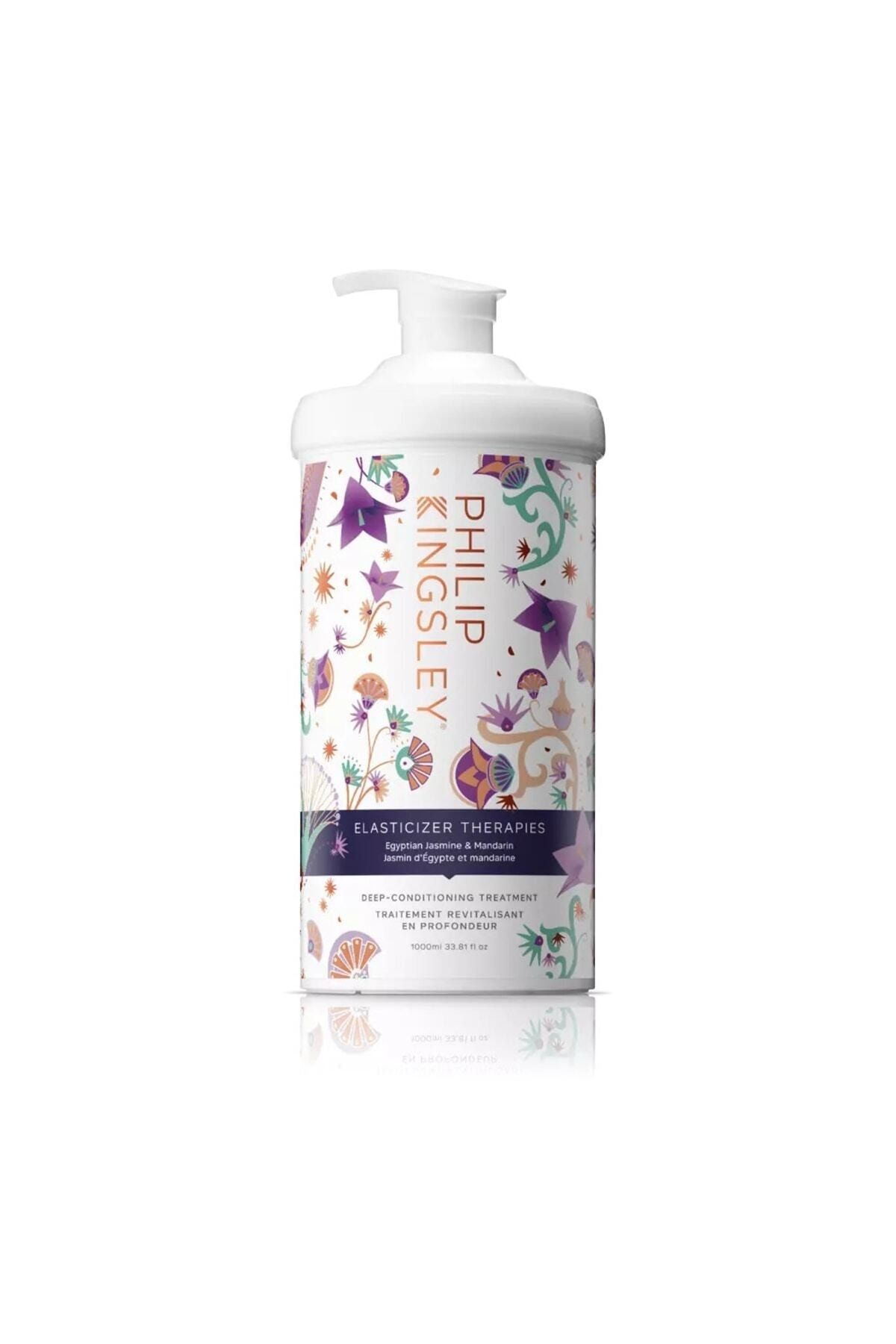 PHILIP KINGSLEY-Jasmine & Mandarin Elasticizer - Jasmine and Tangerine Extract Strengthening Hair Mask 1000ml 4