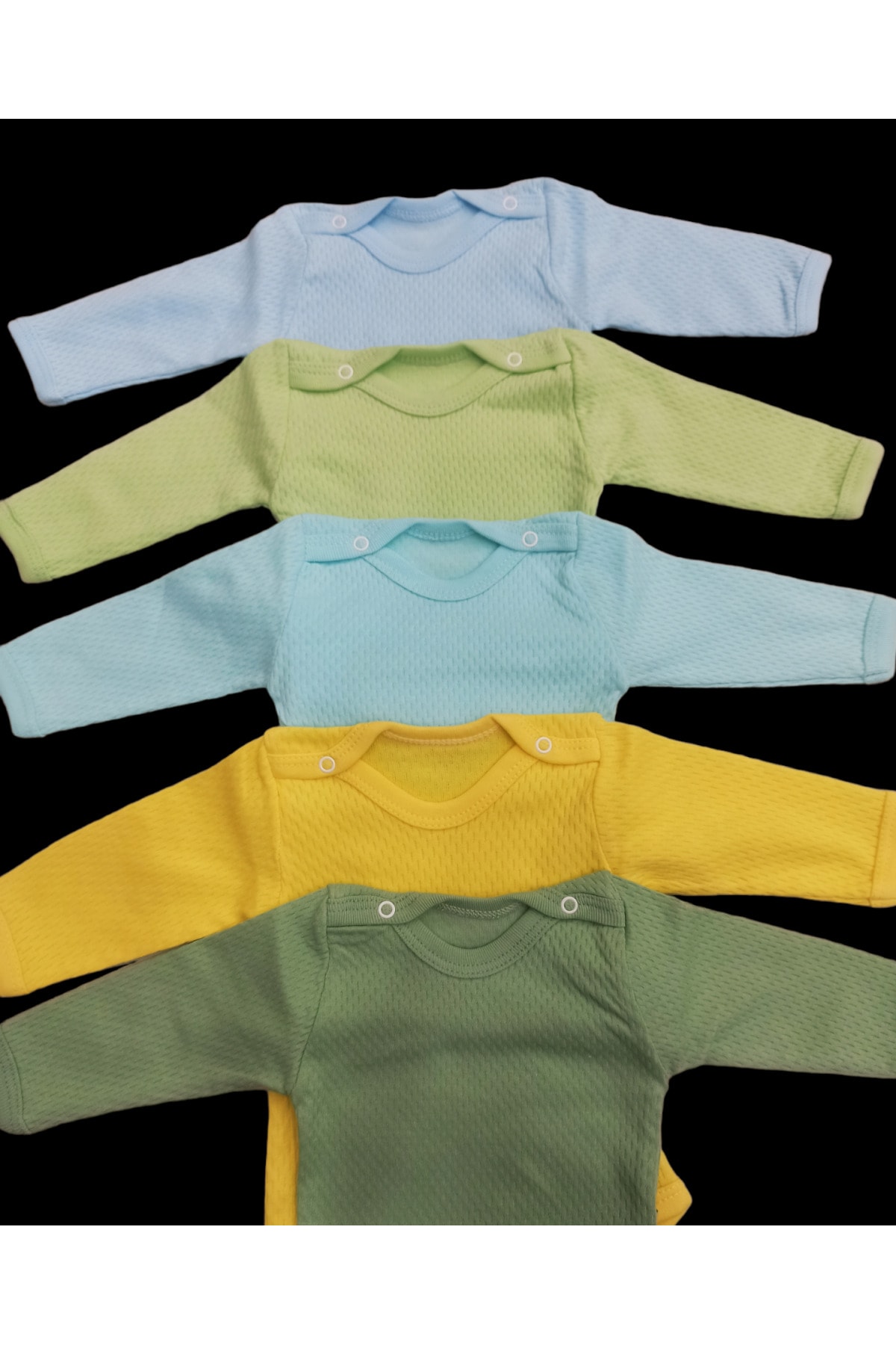 بادی نوزادی پسرانه – دخترانه آبی özdemirli bebe | 17 اورجینال - تصویر 3