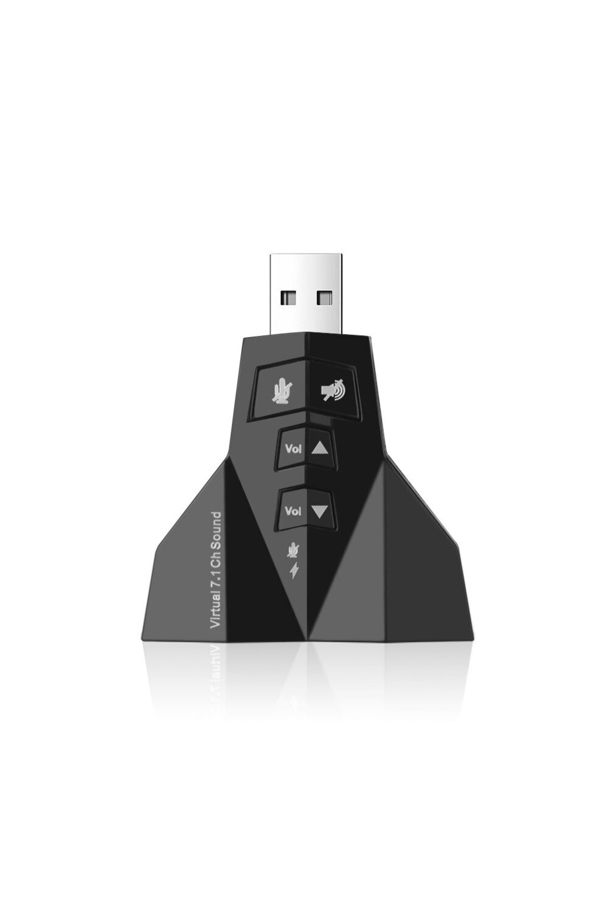 Derwell Harici Usb 3d Ses Kartı Ses Çift Sanal 7.1 Usb 2.0 Adaptör Dizüstü Bilgisayar Için Tak Ve Çalıştır