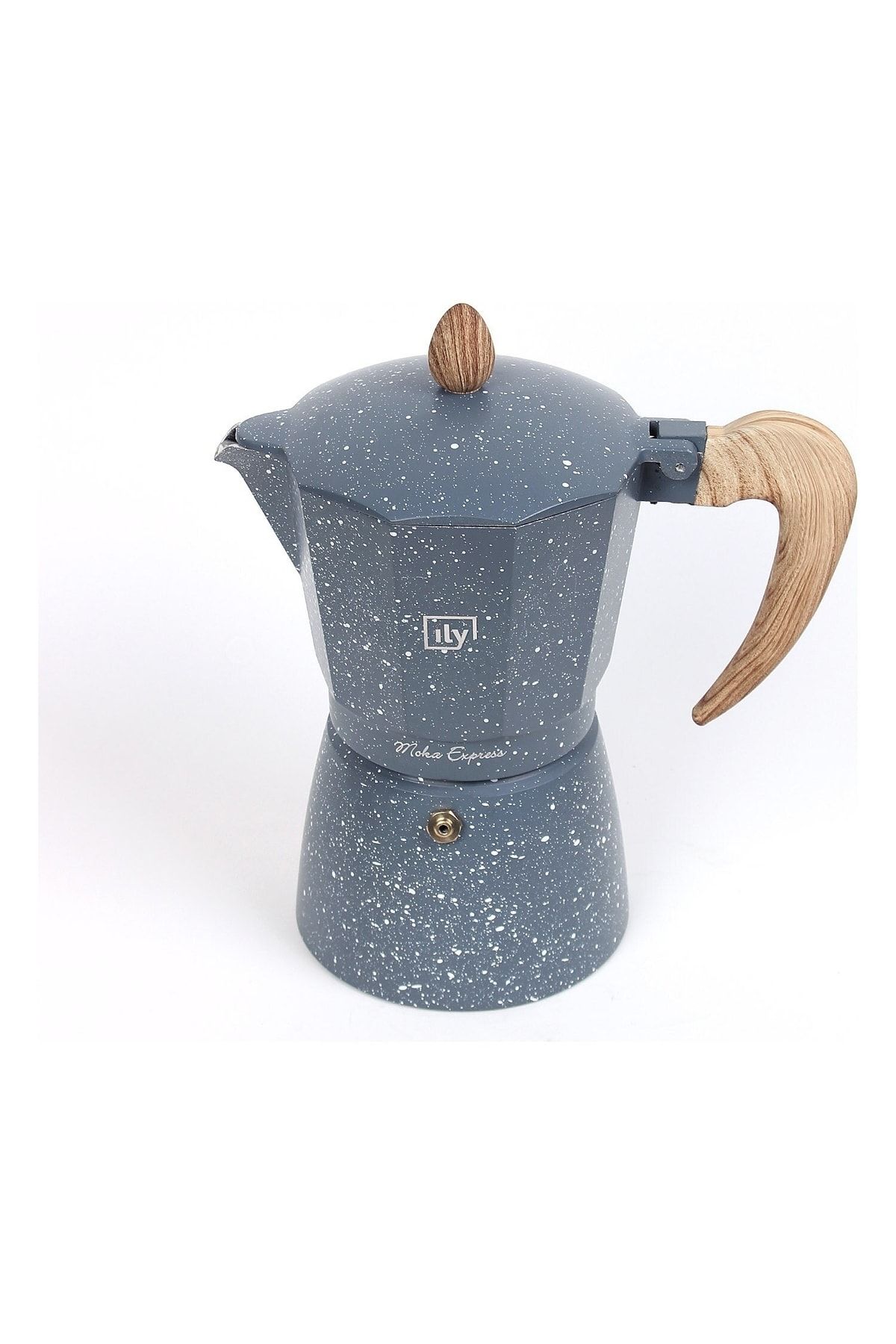 DURNES Ily Moka Pot Beyaz 6 Cup 300 Ml