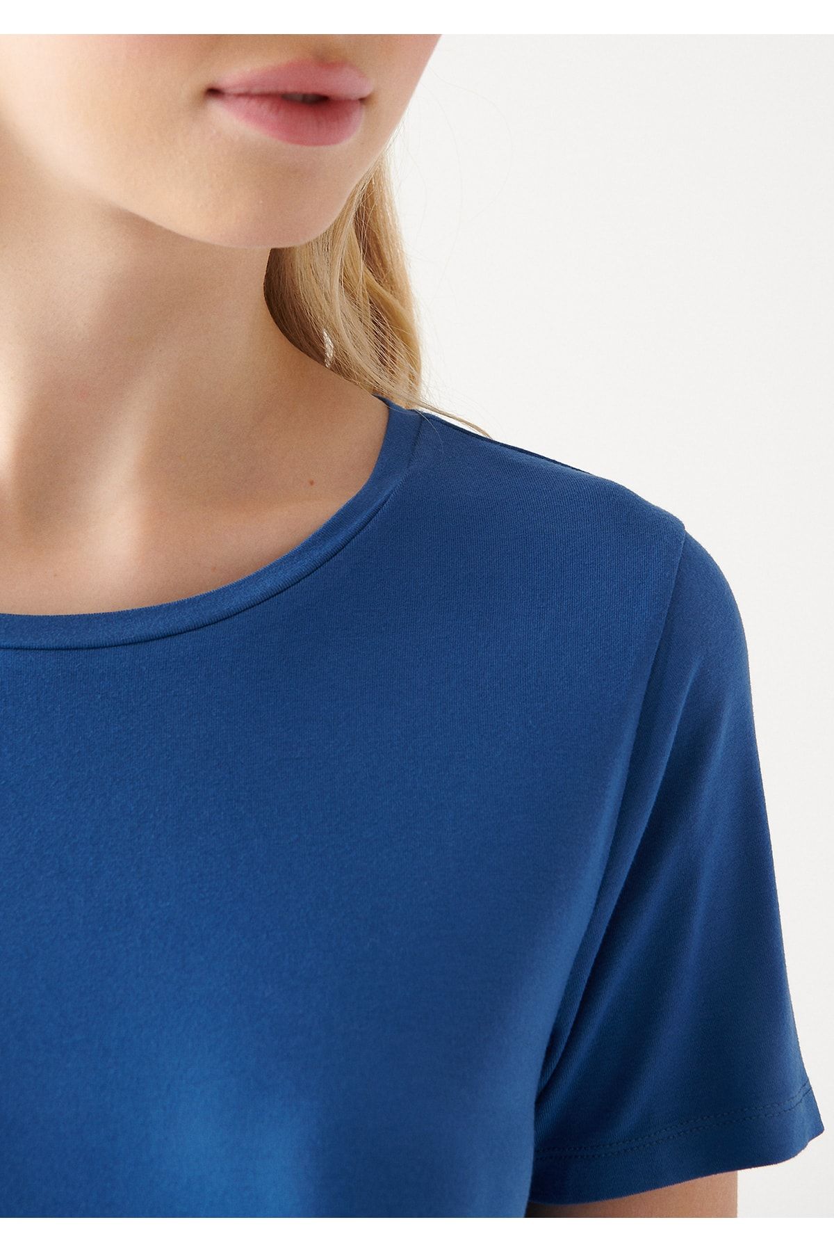 Mavi تی شرت پایه یقه خدمه با تناسب معمولی / برش 1610634-70719