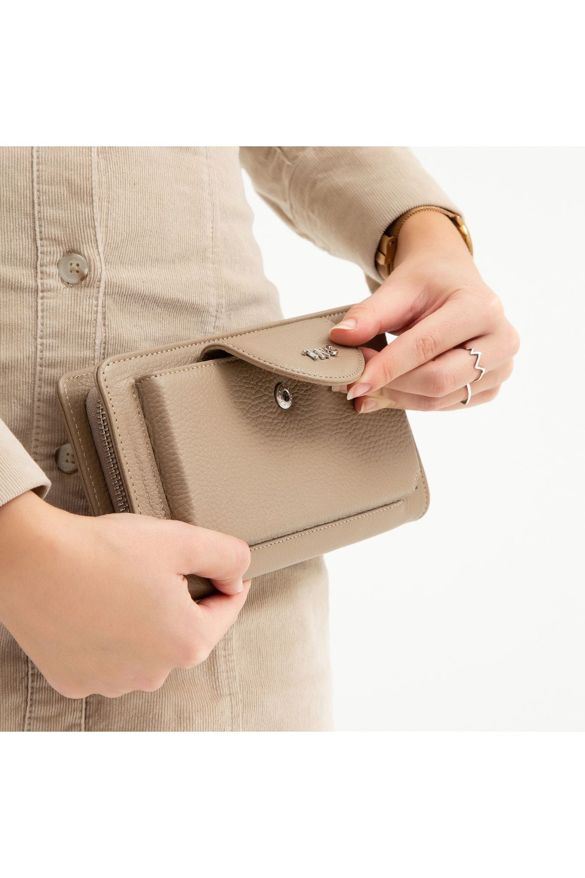 کیف پول روزانه چرم زنانه، جای کارت، جاکلیدی 898 908 Bn Wallet Sk22/23 Tamer Tanca