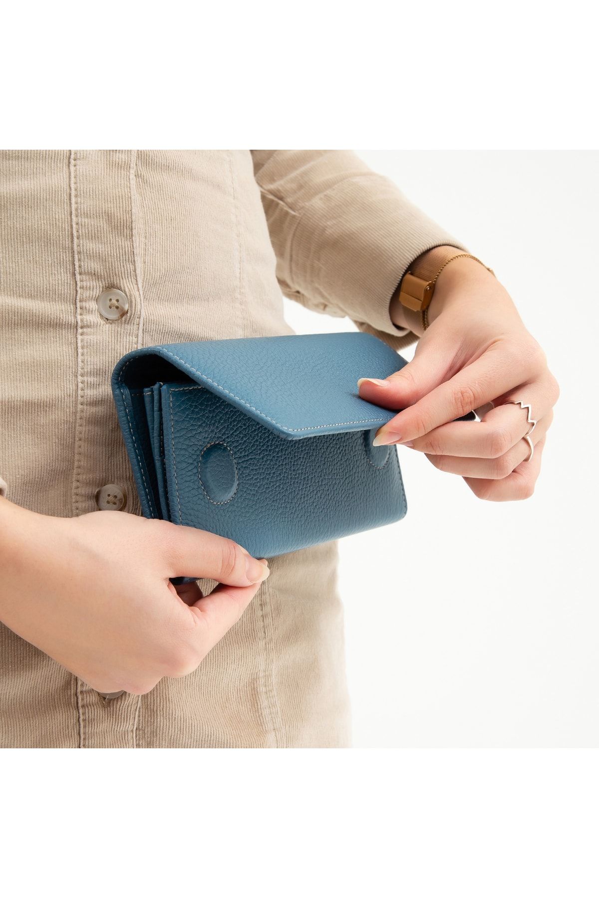 کیف پول روزانه چرم زنانه، جای کارت، جاکلیدی 898 900 Bn Wallet Sk22/23 Tamer Tanca