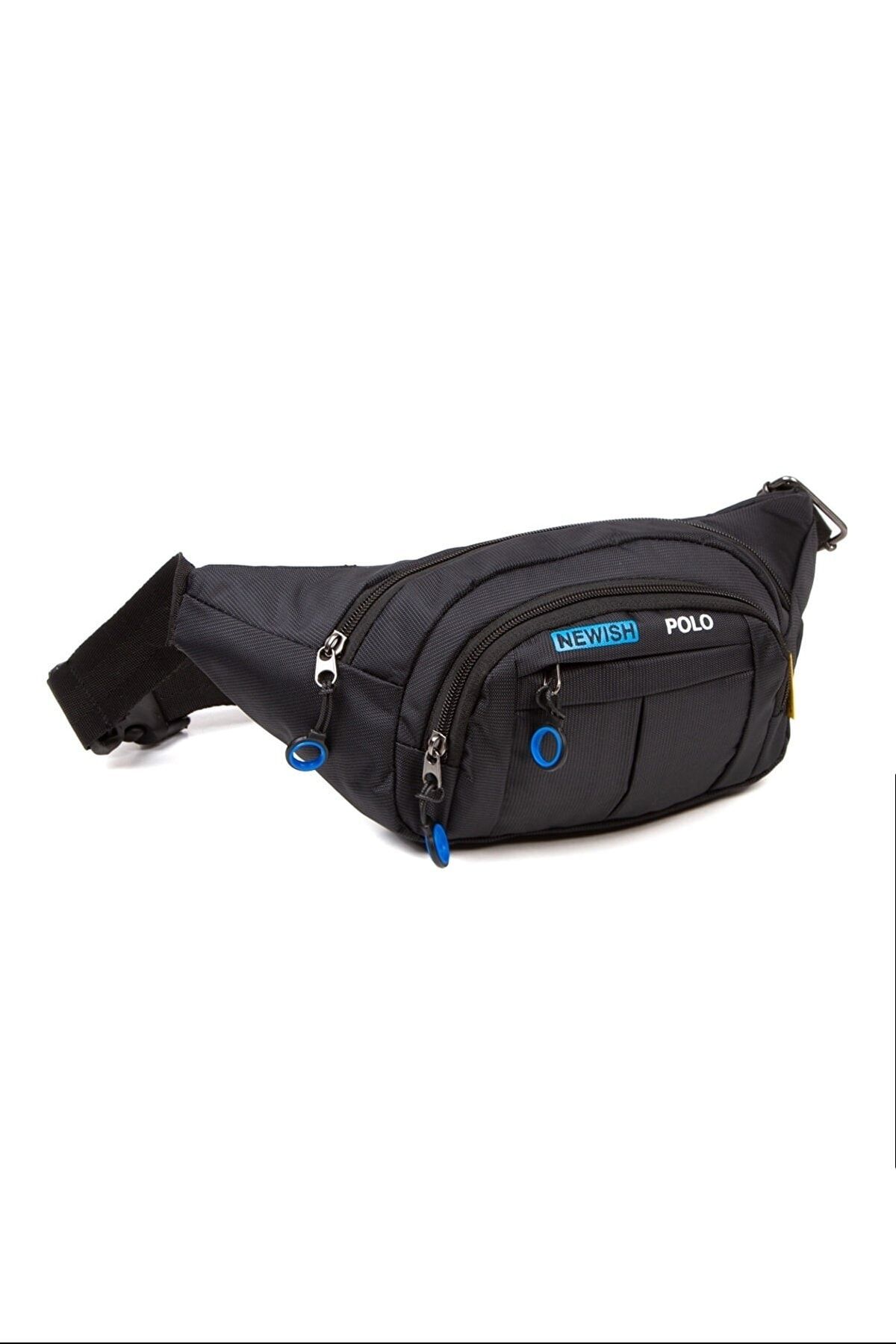 BG BAG Unisex Siyah Usb Çıkışlı Ayarlanabilir Askılı Çanta Omuz Ve Bel Çantası RN10287