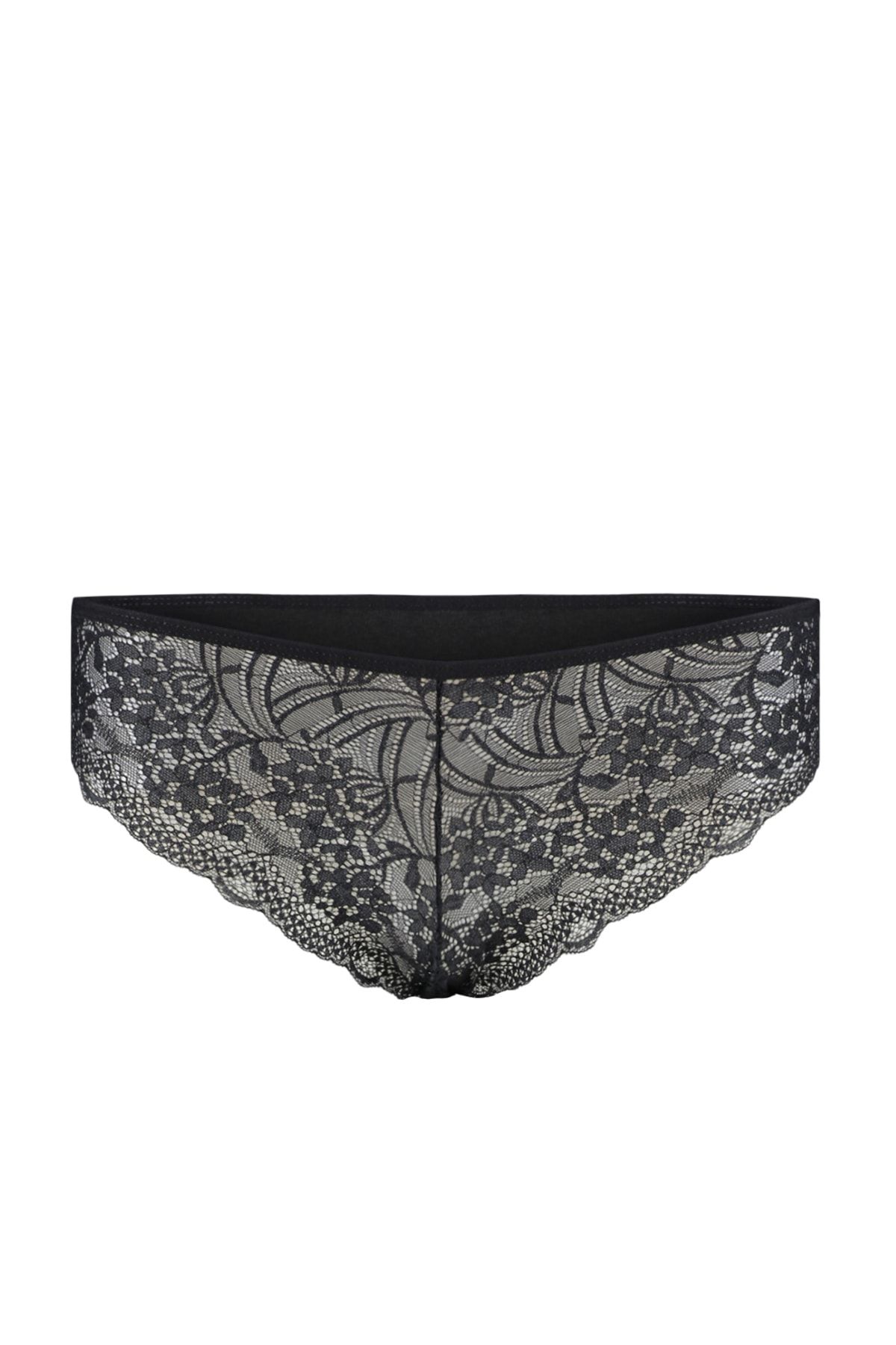 Trendyol Collection-Brasilianische Strickhöschen mit schwarzer Spitze – 3er-Pack THMAW21KU0008 12