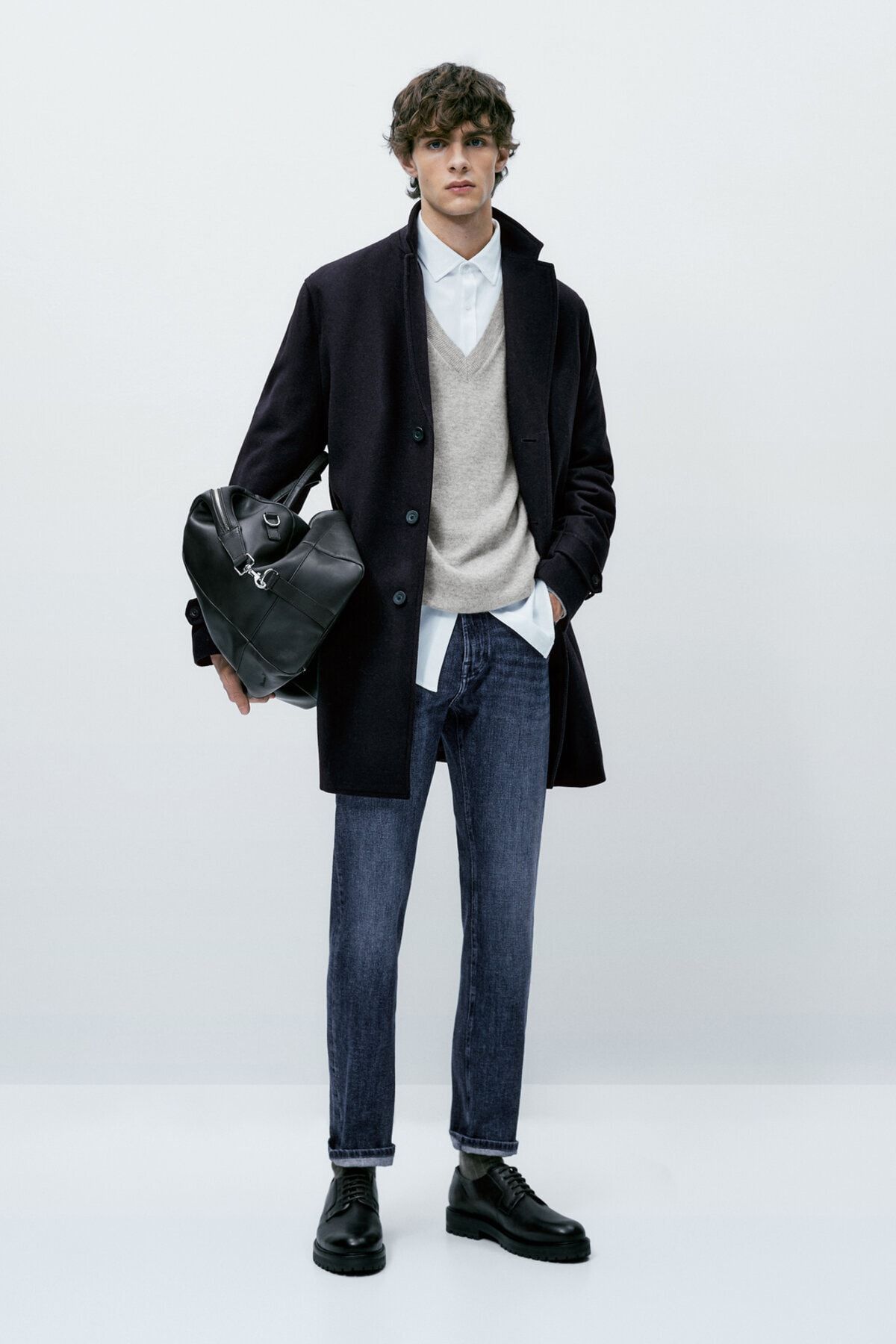 Massimo Dutti Regular Fıt Stone Wash Jean