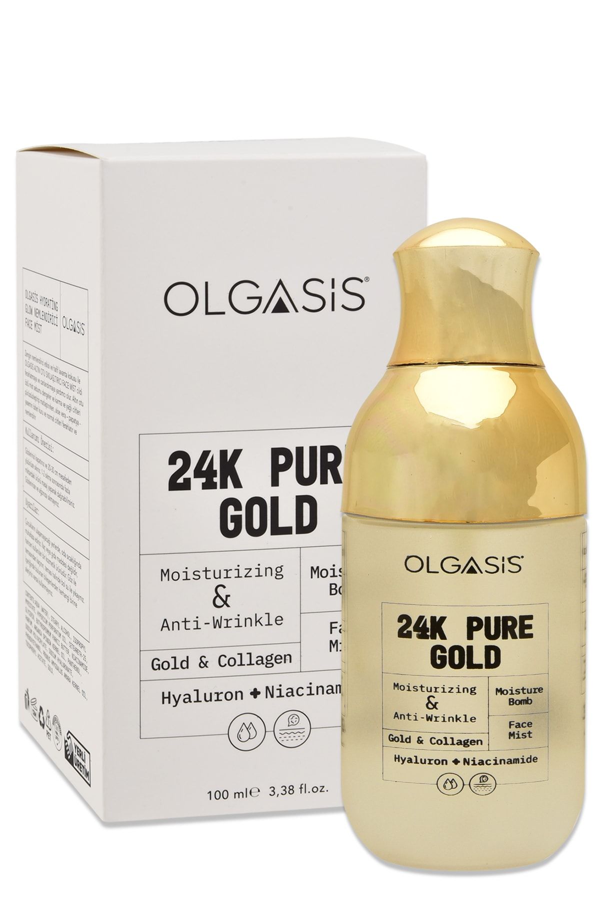 24k pure gold. BIOAQUA 24k Pure Gold 5 в 1. Dlae Soo moist Glow Mist 100 мл.