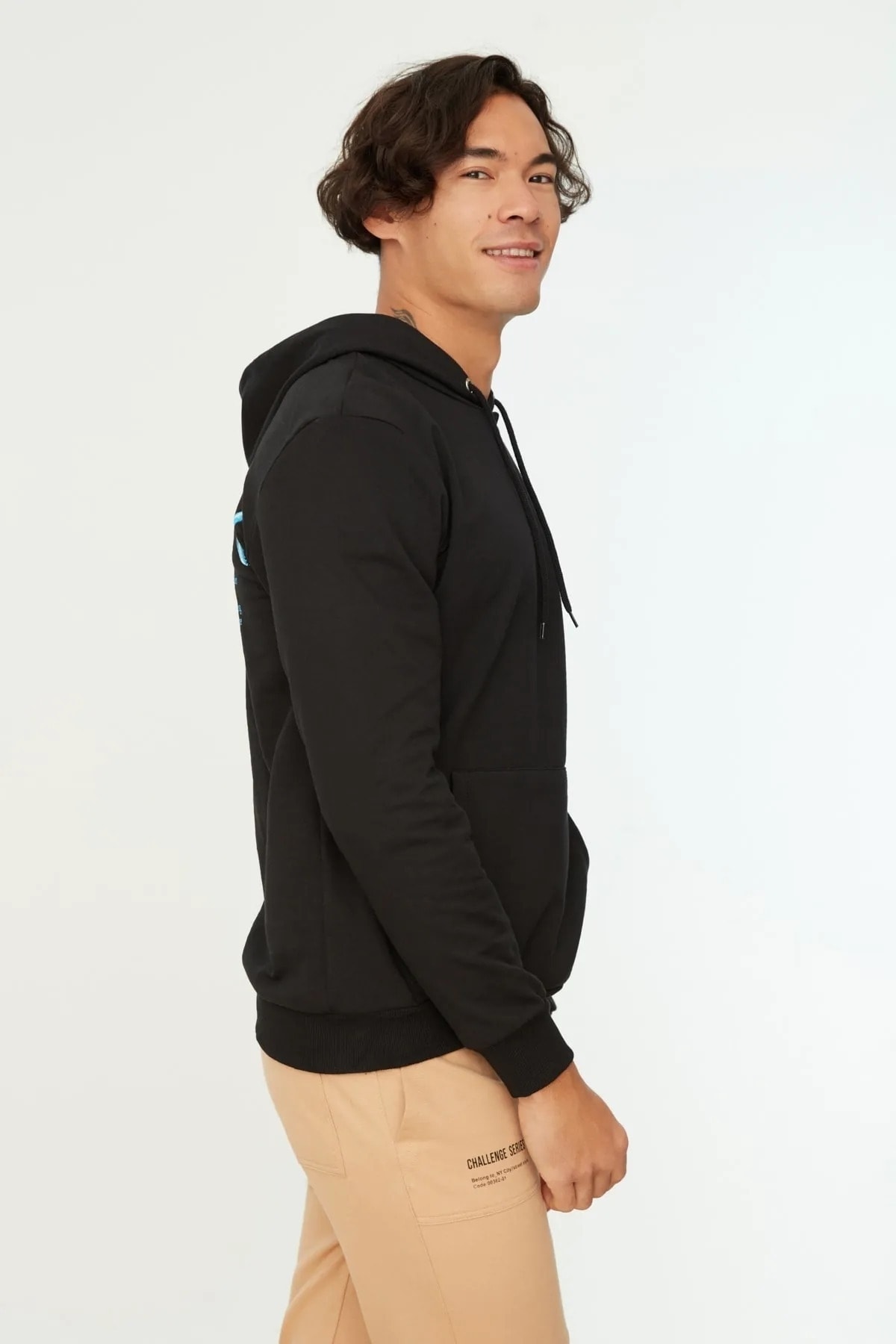 Konus Men's Sweatshirt w/ Panelling in Black