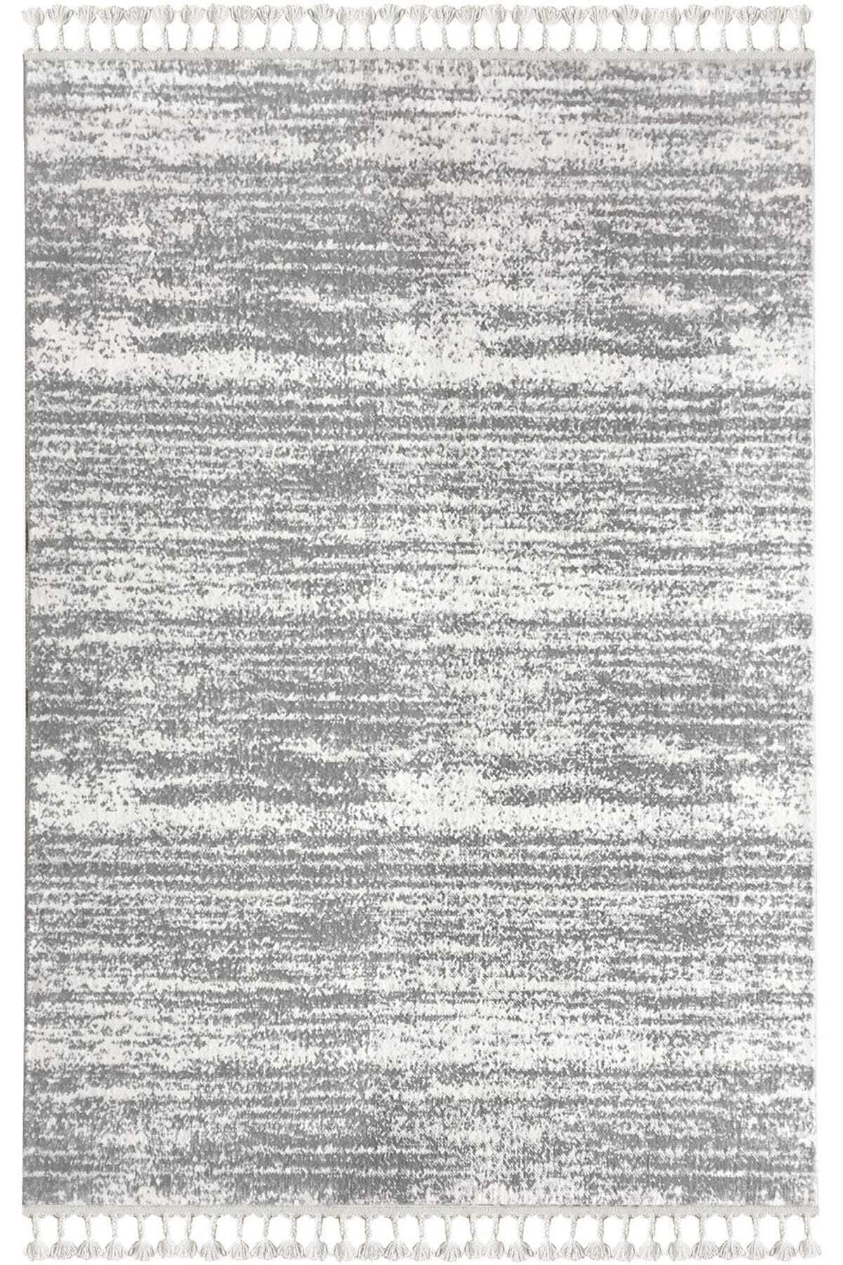 Moroccan Woven Carpet with Fringe 2778a