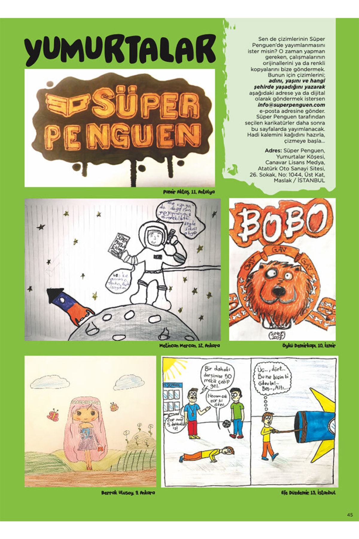 Çocuk Mizah Dergisi 62. Sayı
