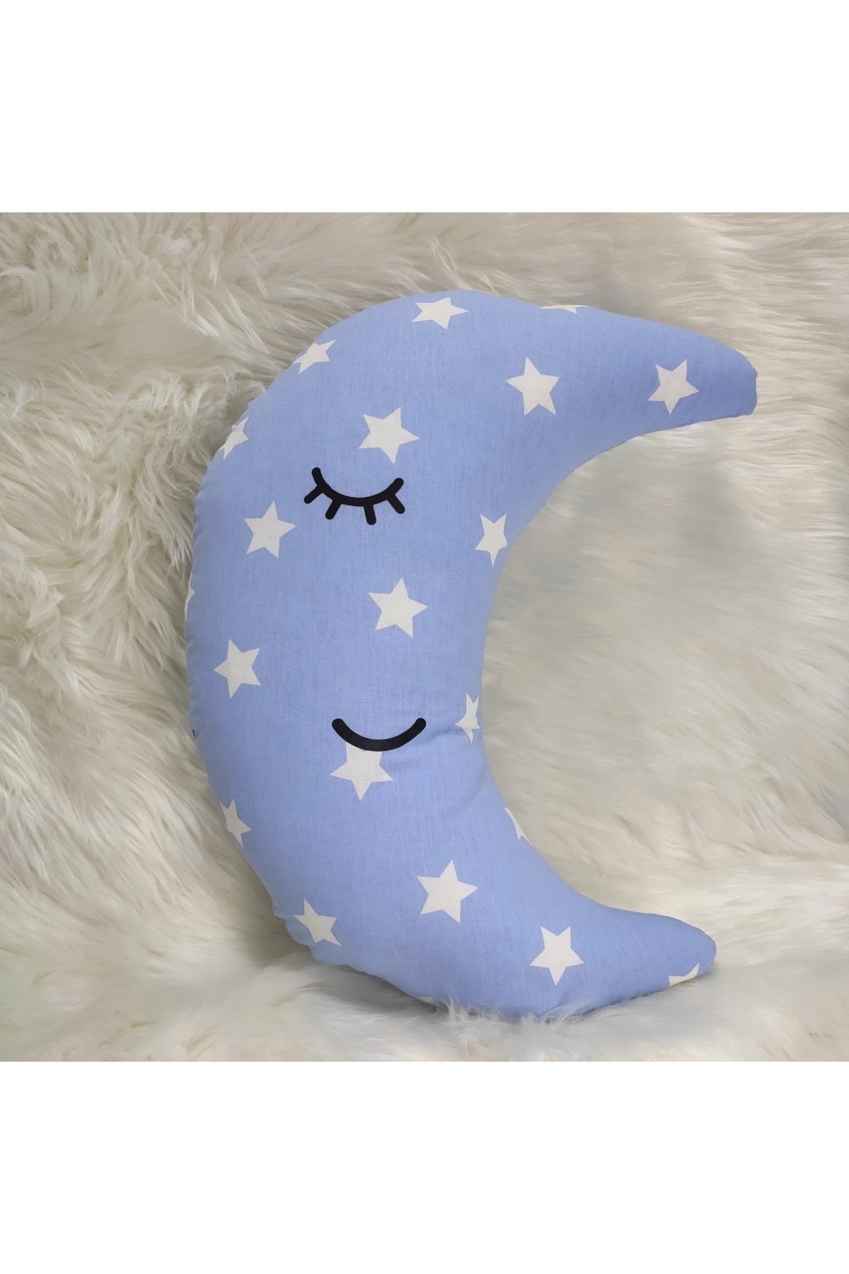 meleginisiklitoplari Bebek & Çocuk Odası Yıldızlı Aydede Yastık Uyku Arkadaşı Uyuyan Göz
