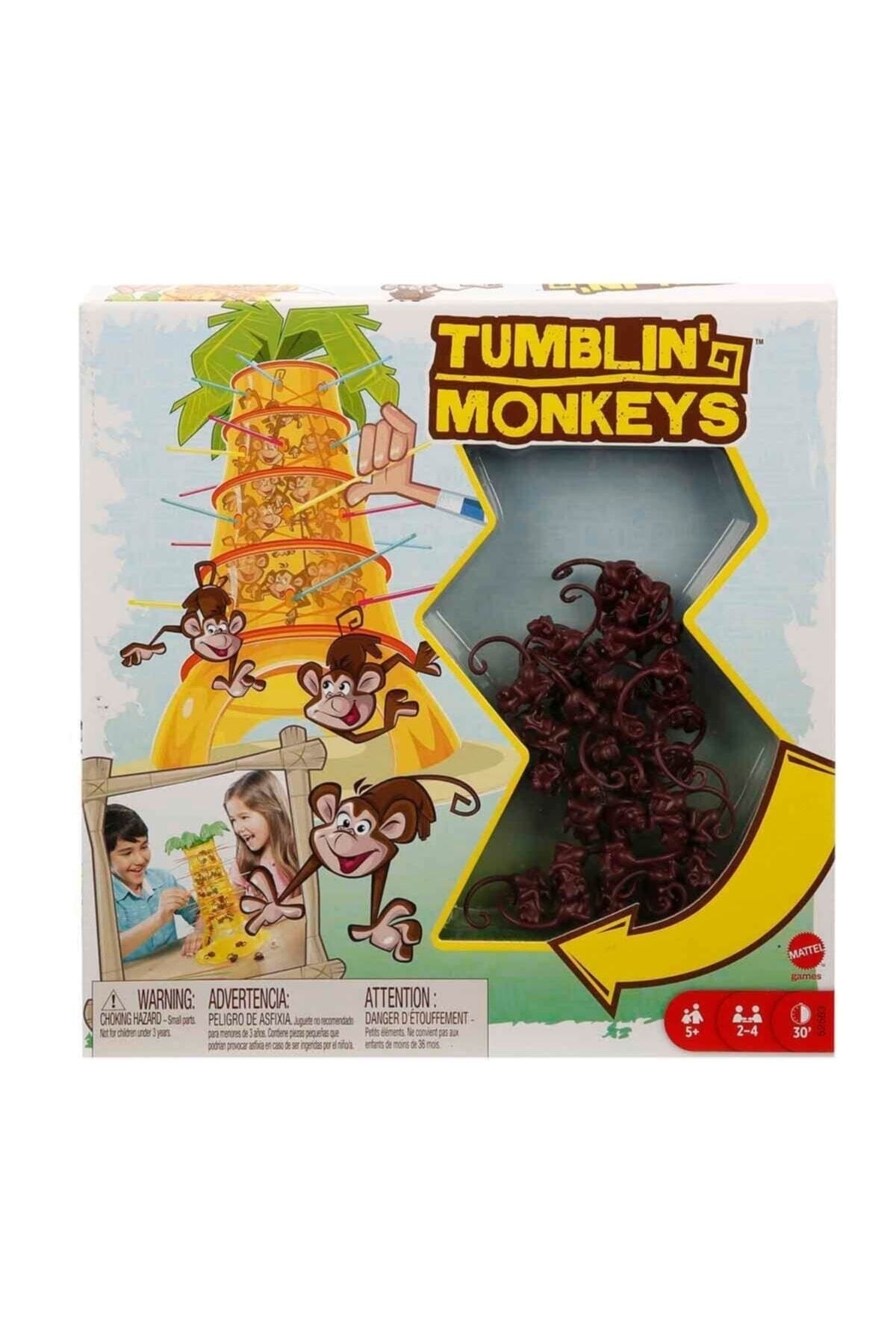 Mattel Games Tumblin Monkeys Kutu Oyunu