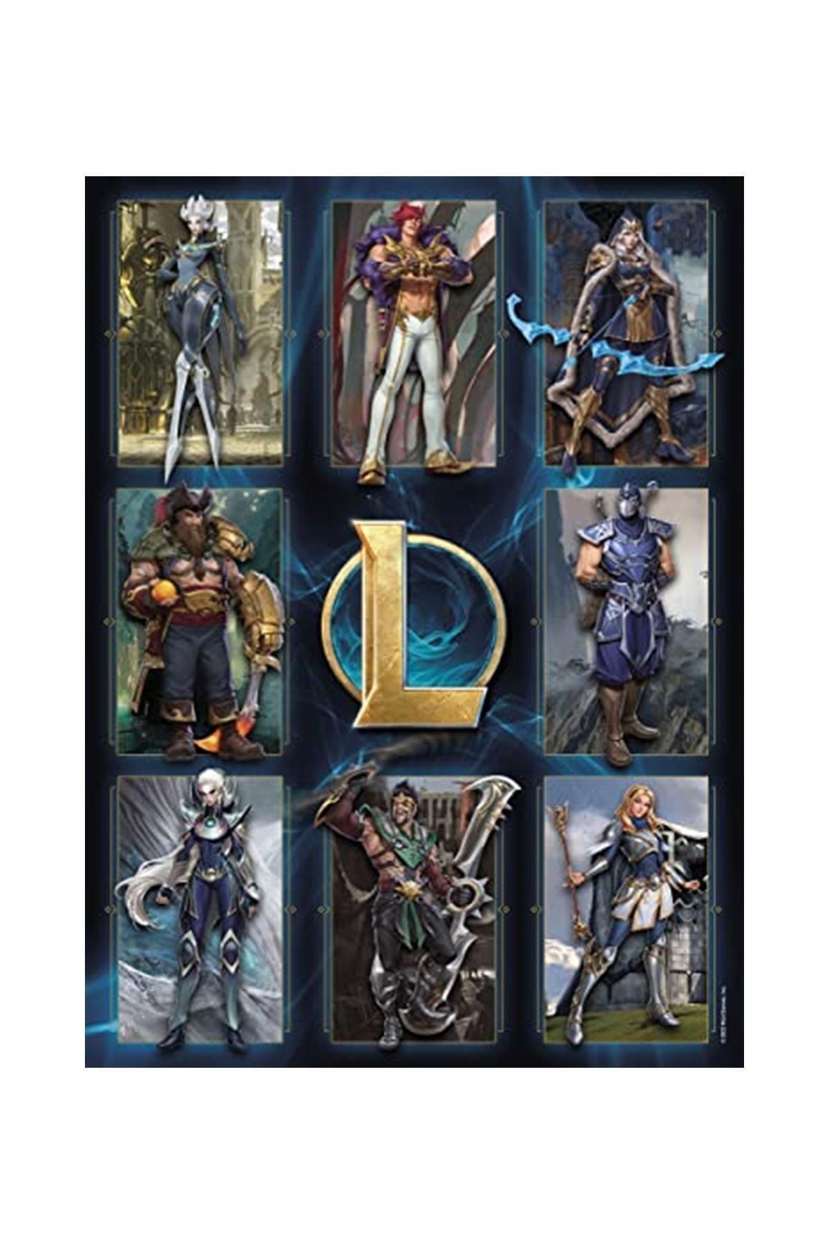 CLEMENTONI 35122 500 Parça League Of Legends Yetişkin Puzzle PN7981