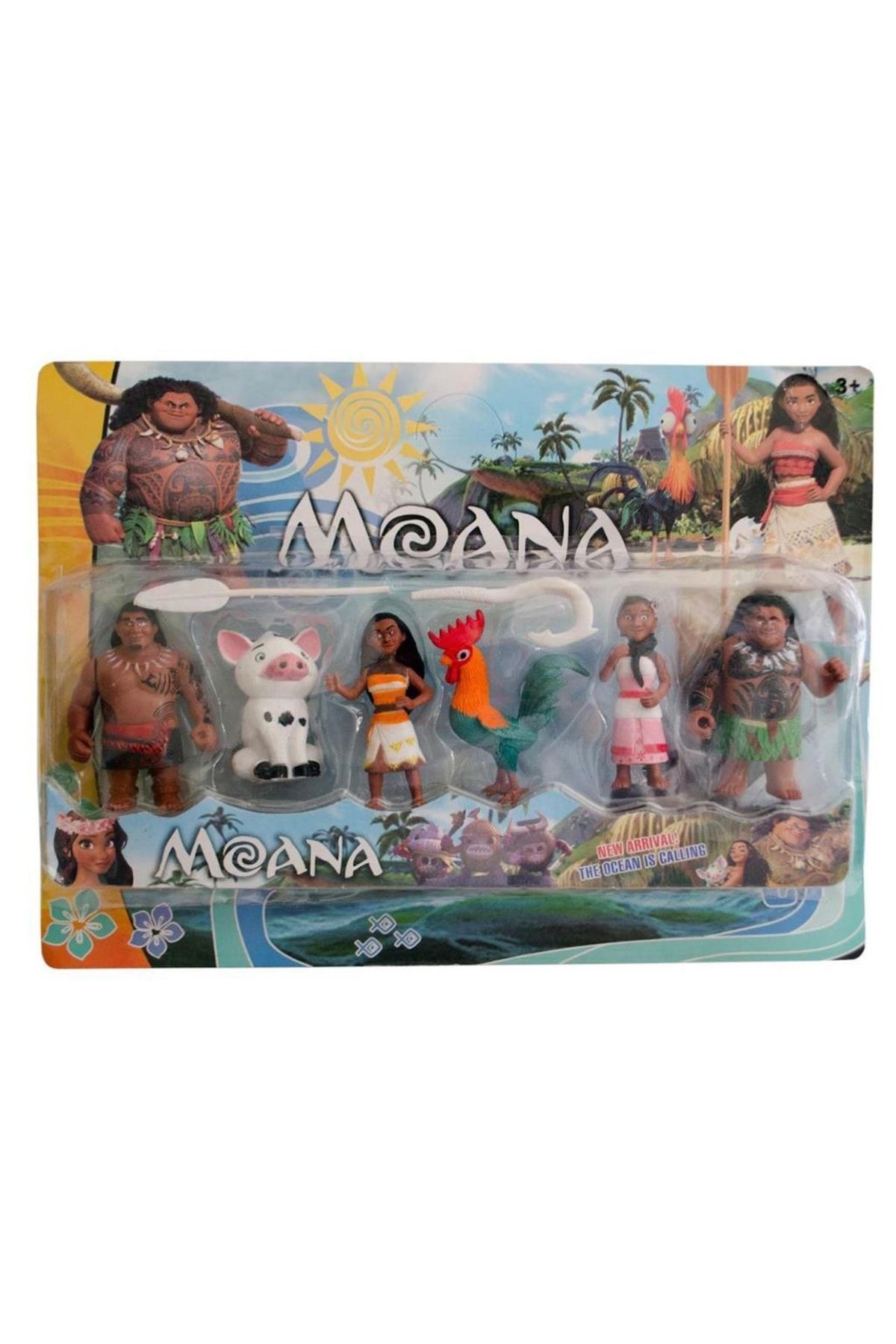 Mashotrend Moana Toy Figure Toy Set 8 Piece Toy Moana Figures