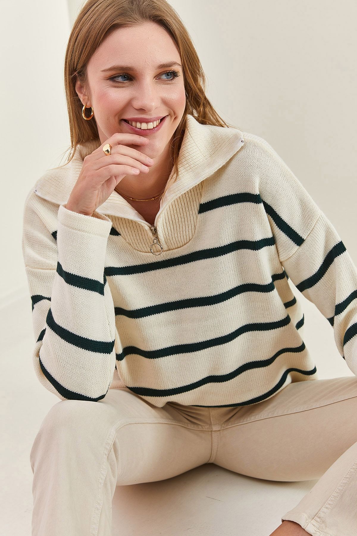 Moth cowl neck sweater sales