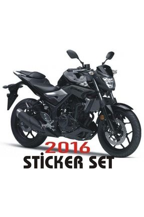 Yamaha Mt25 Sticker Set,206 Sticker Set,siyah Motor Için EAEFDFE