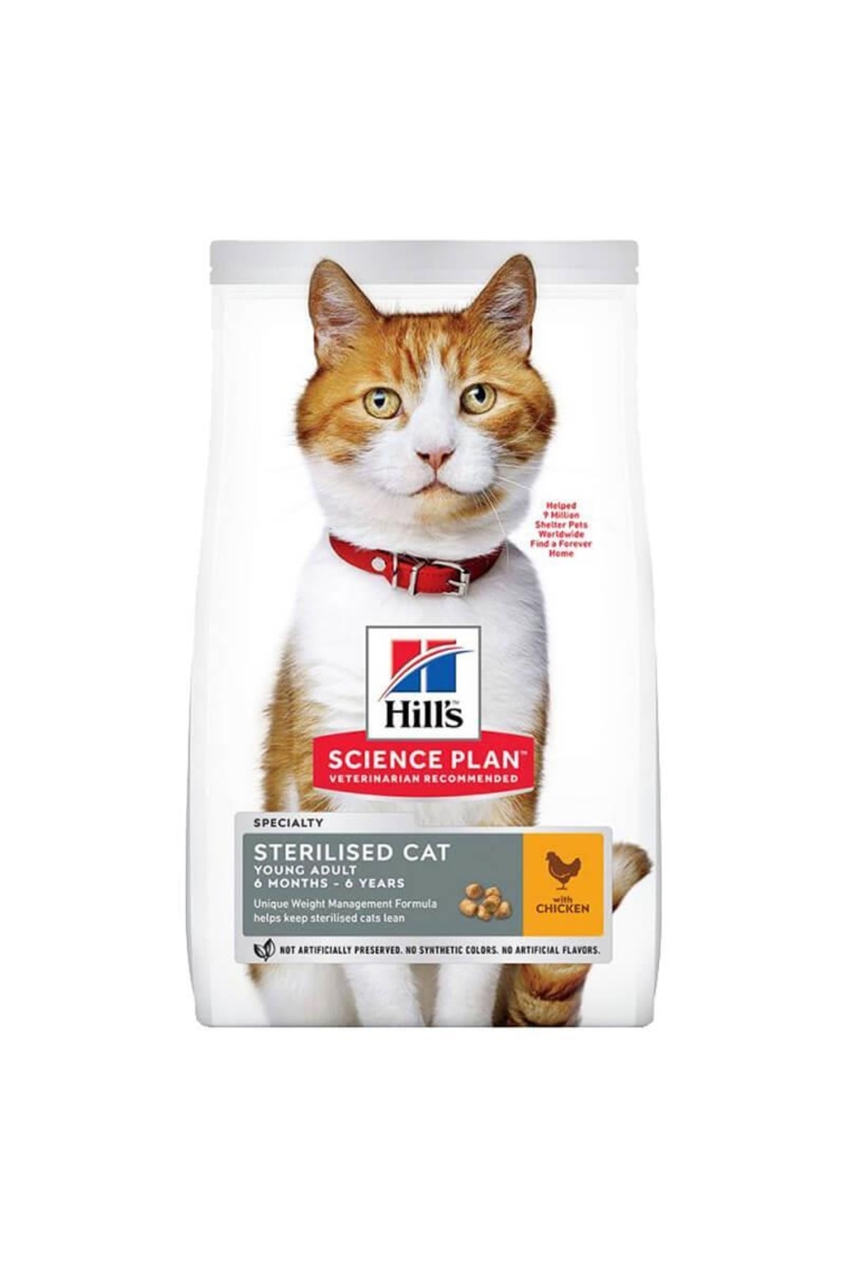 Hill's Sterilised Tavuklu Kedi Maması - 1.5 Kg