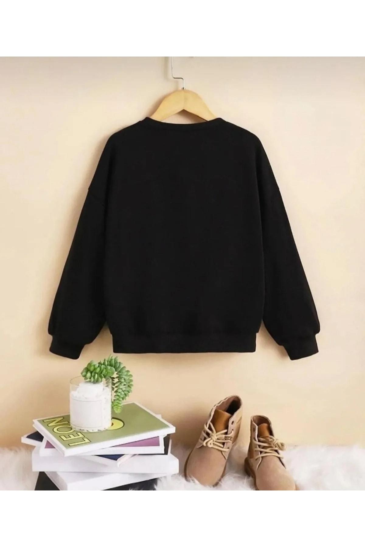 سویشرت پسرانه مشکی Serays moda | Srcn101 اورجینال - تصویر 2