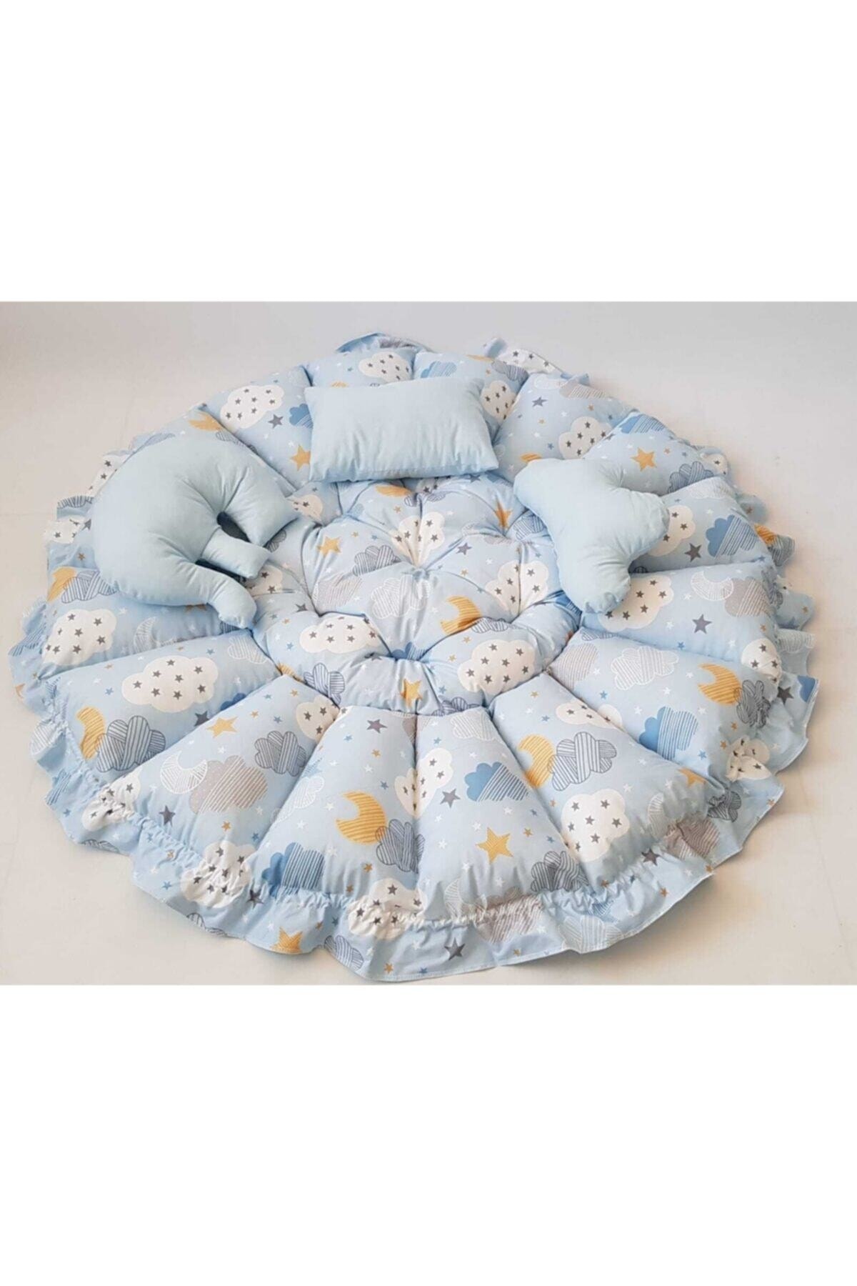 babynestdunyasi Uyku Ve Oyun Minderi Pamuk Kumaş fotoğrafı 2 (önizleme)