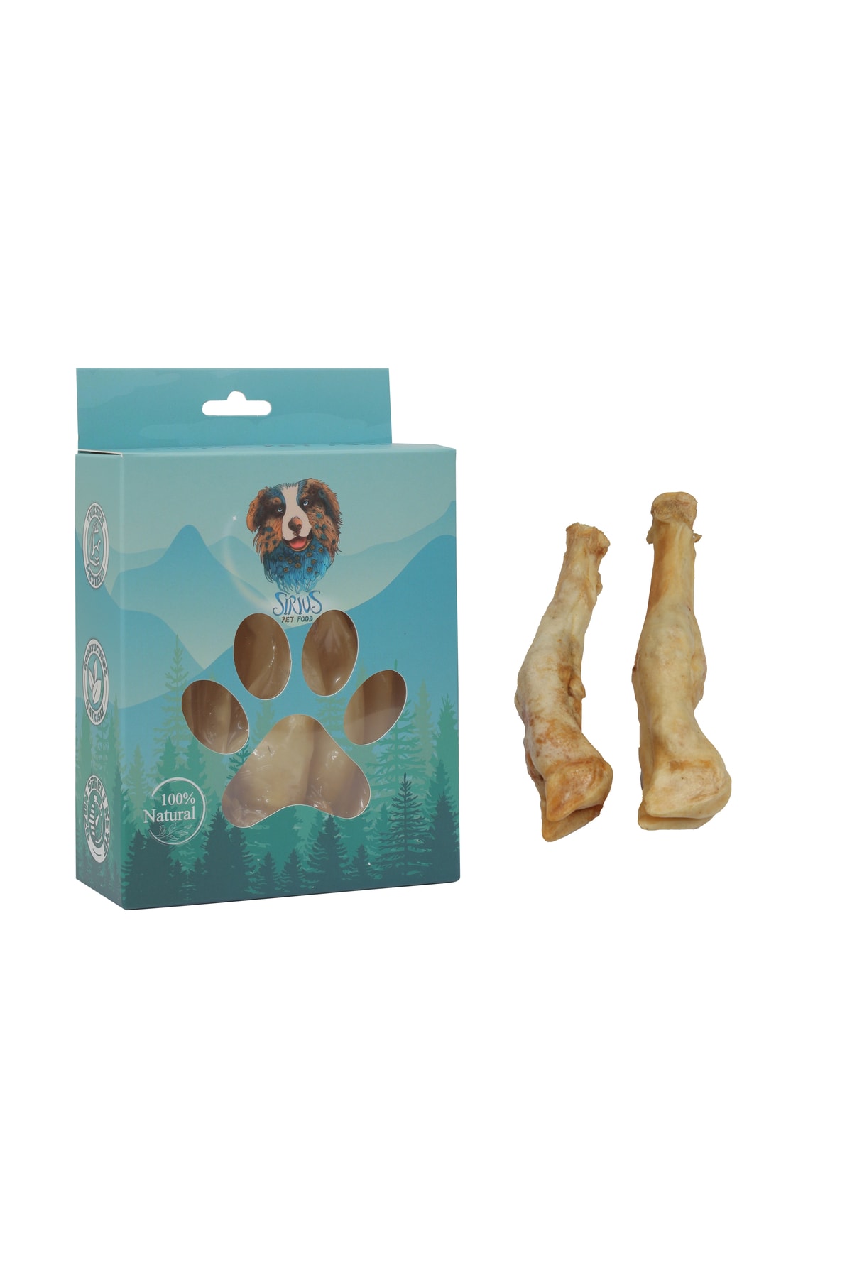 Sirius Pet Food Goat Feet - Oğlak Paça 2'li Köpek Ödül Maması