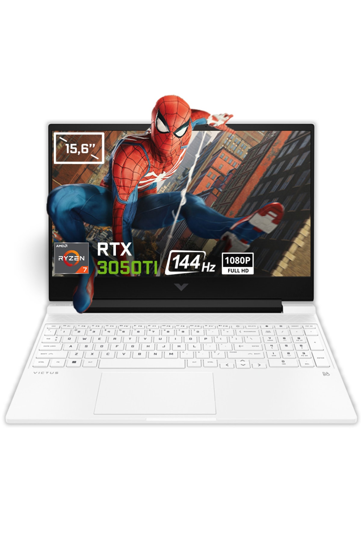 HP Vıctus 71t71ea 15-fb0004nt Ryzen 7 5800h 16gb 512gb Ssd Rtx3050ti 15.6' 144hz Fhd Gaming Notebook