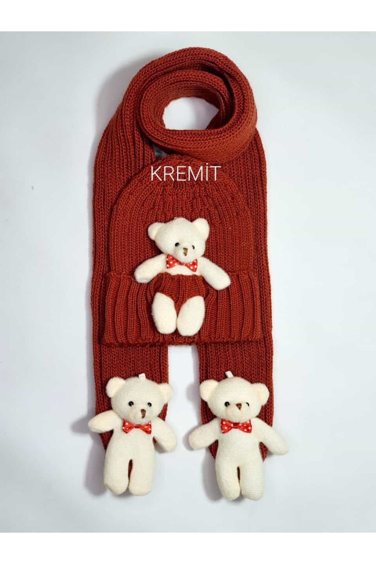 Teddy bear scarf knitting sale pattern