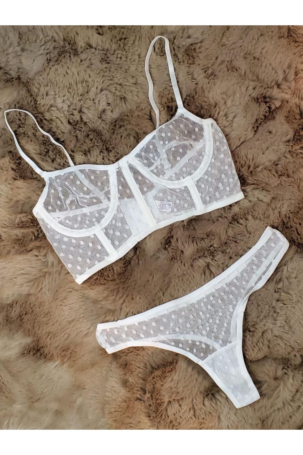 DUSS UNDERWEAR Yarım Büstiyer Takım