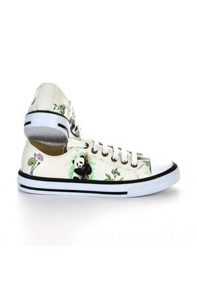 7008 Panda Desen Kısa Sneakers