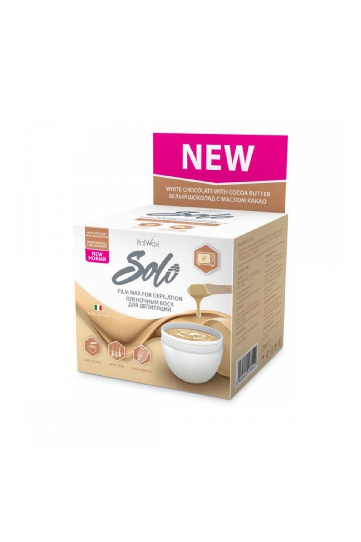 İTALWAX White Chocolate For Home Depilation Ev Depilasyonu 250 ml