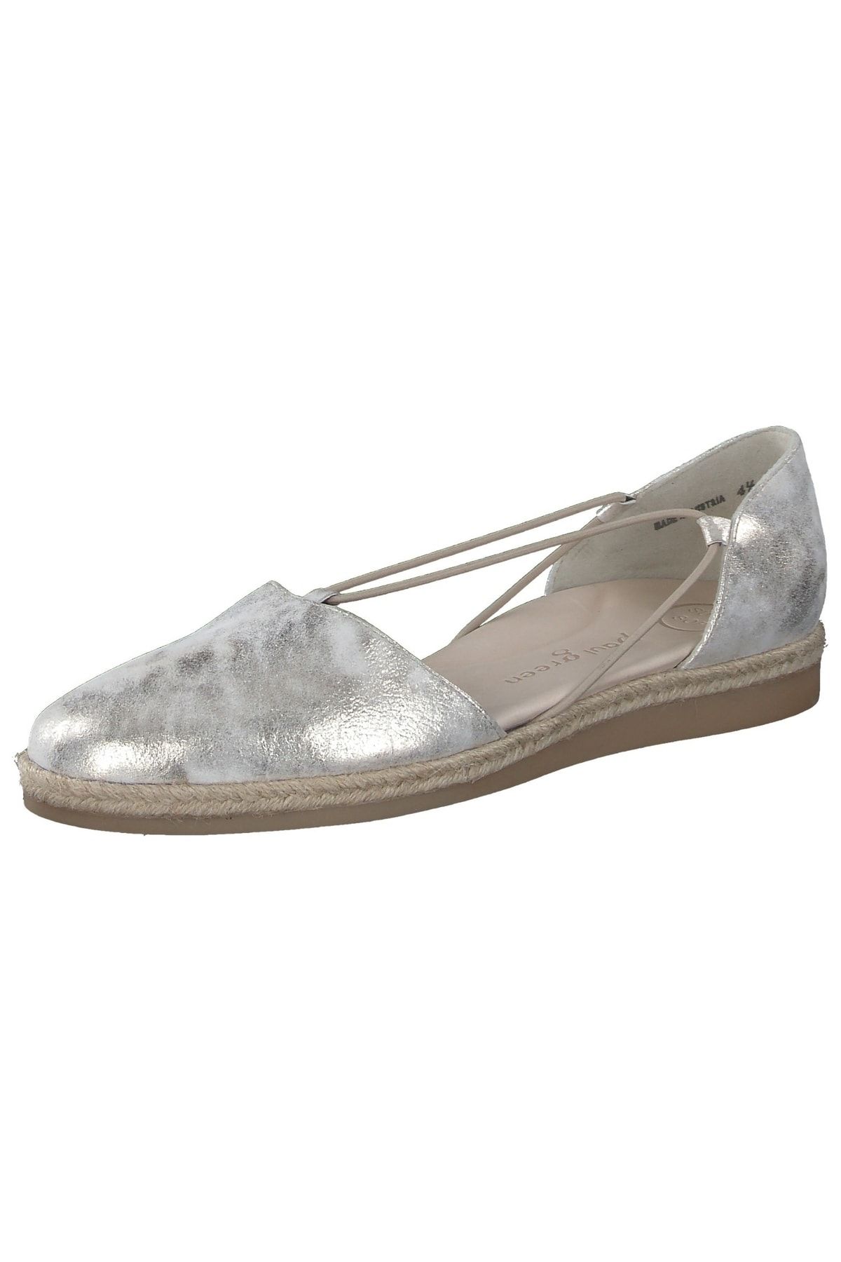 Paul Green Ballerina Metallisch-glänzend Flacher Absatz Fast ausverkauft