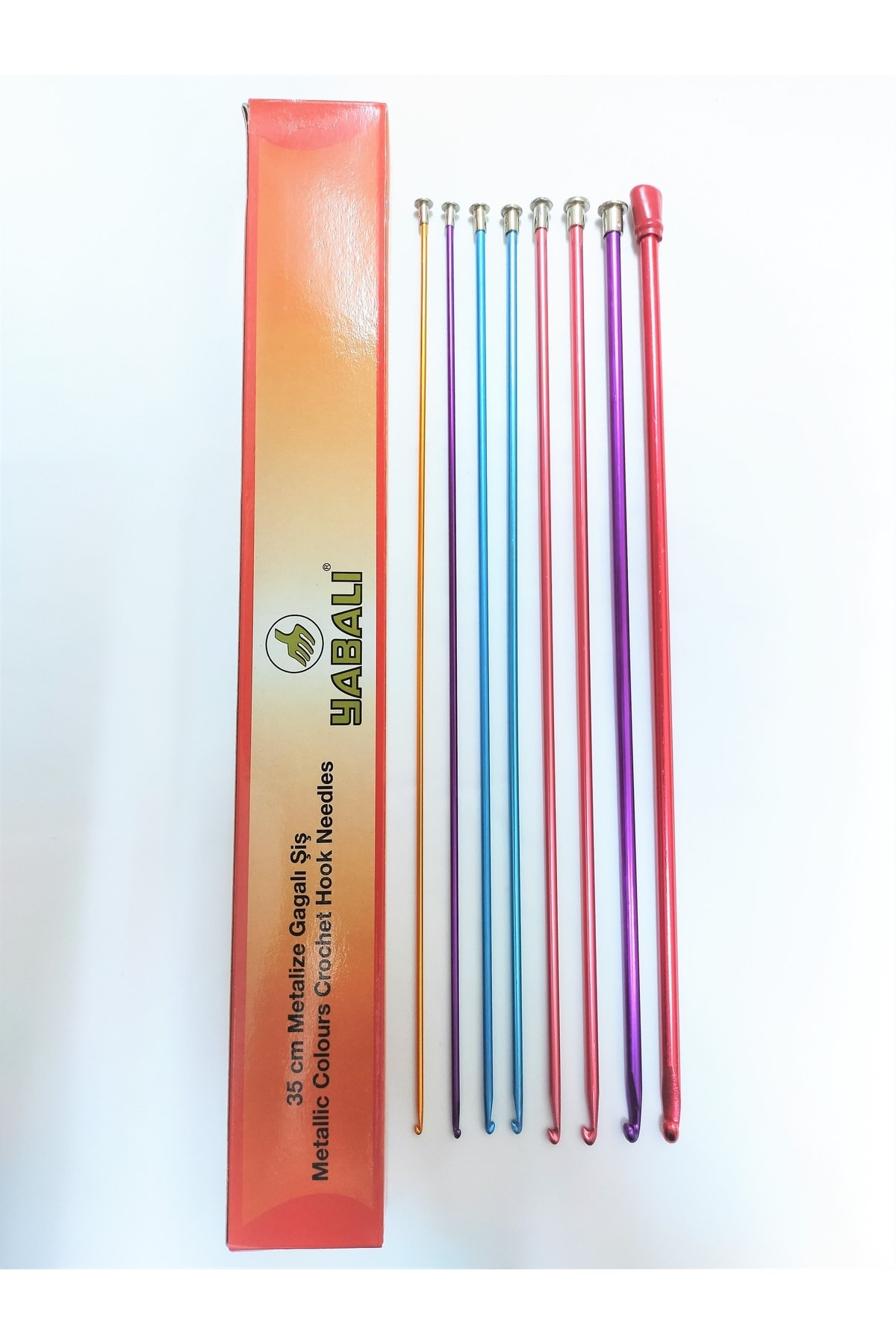 Wild Crochet Skewer-Tunisian Knitting Crochet 2,5-3-3,5-4-4,5-5-6-7 Mm - 35 Cm 8-Piece Full Set - Beaked Skewer