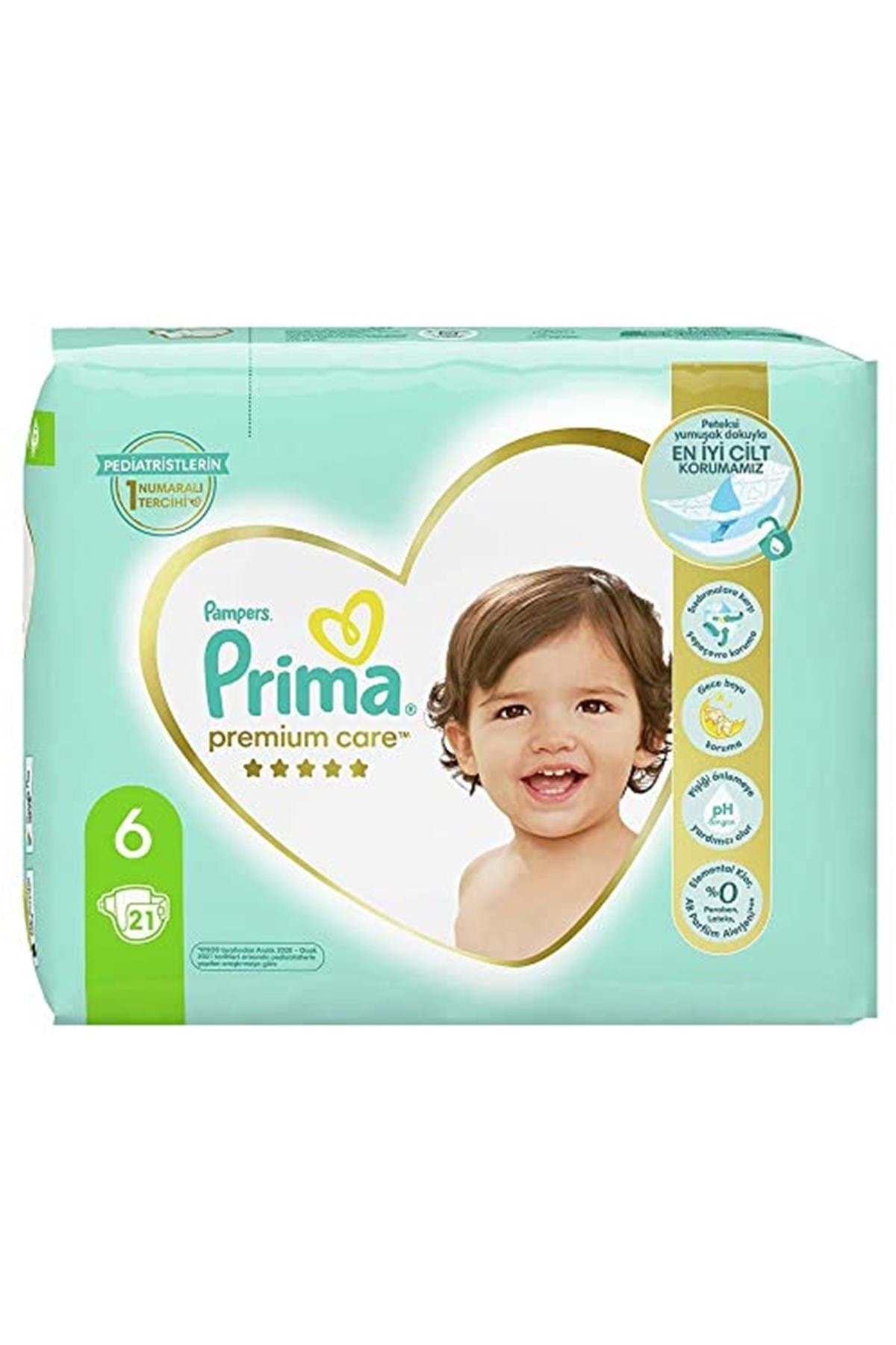 Prima Premium Care 13-18 Kg 6 Beden Xlarge Bebek Bezi (1 X 21 Adet)