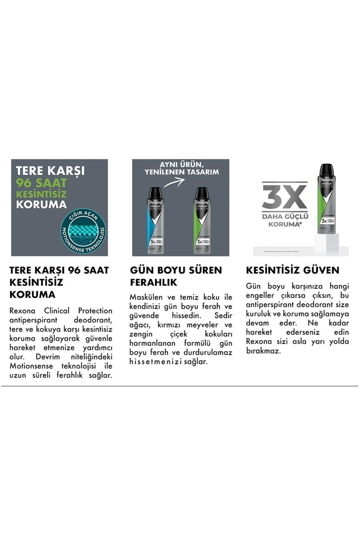 دئودورانت مردانه  Rexona | FCSSHP76507941 اورجینال - تصویر 3