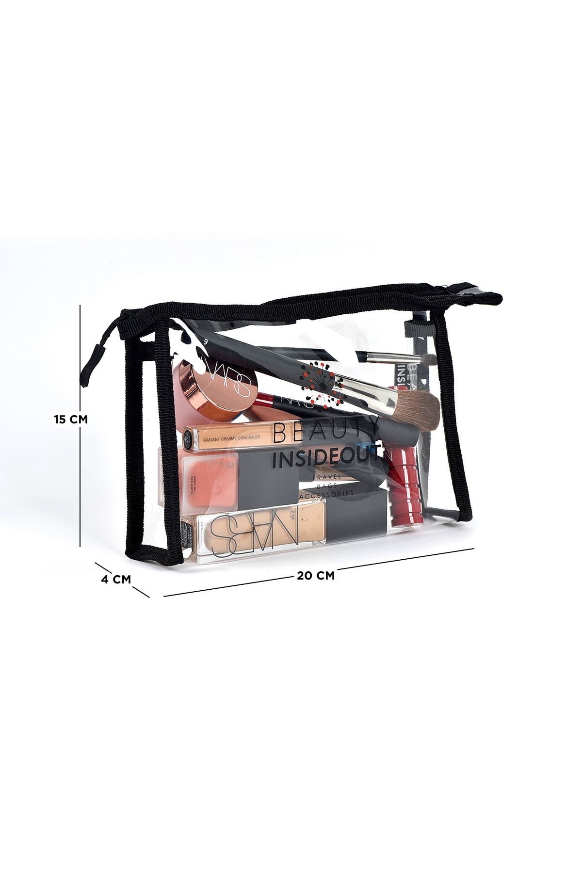 کیف آرایشی و زیبایی شفاف - سایز کوچک 3429092014871 طرح مدرن 826334 Genel Markalar