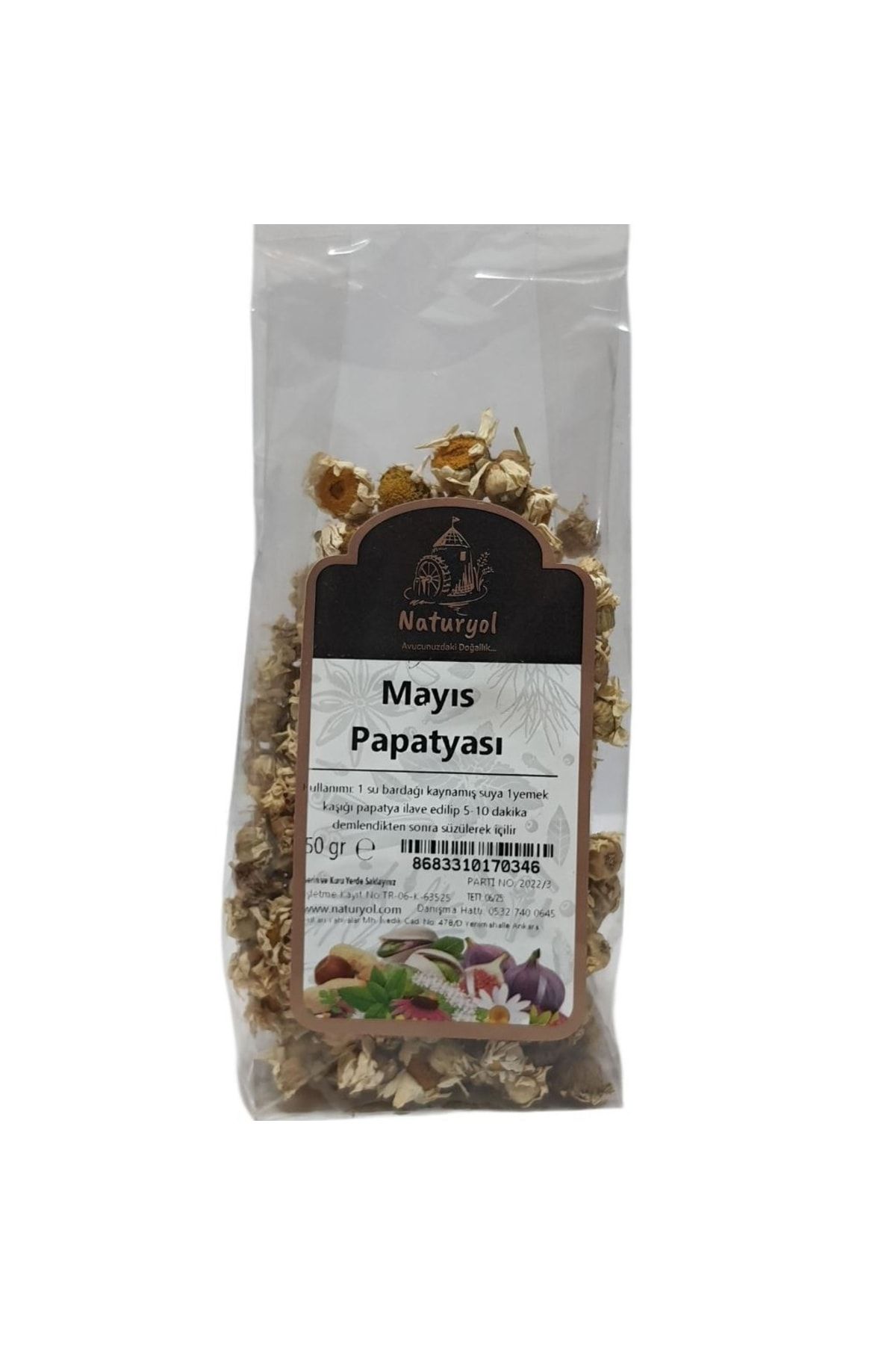 NATURYOL Mayıs Papatyası Bitki Çayı 50 gr