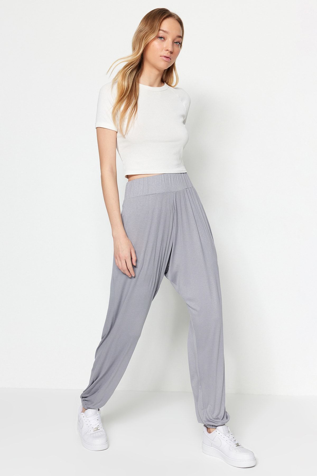 Trendyol Collection Hose Grau Jogger