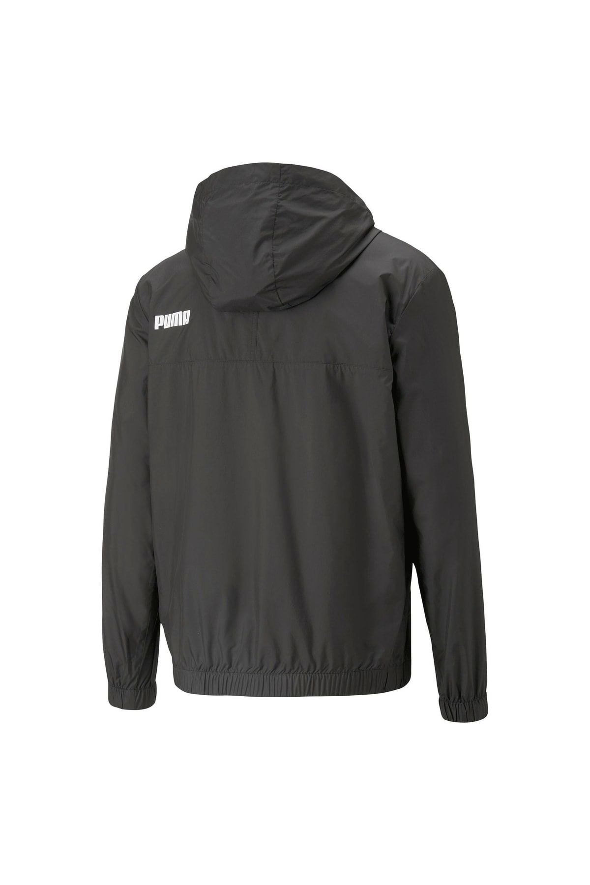 Puma Hooded Graphic Windbreaker Erkek Siyah Ya murluk