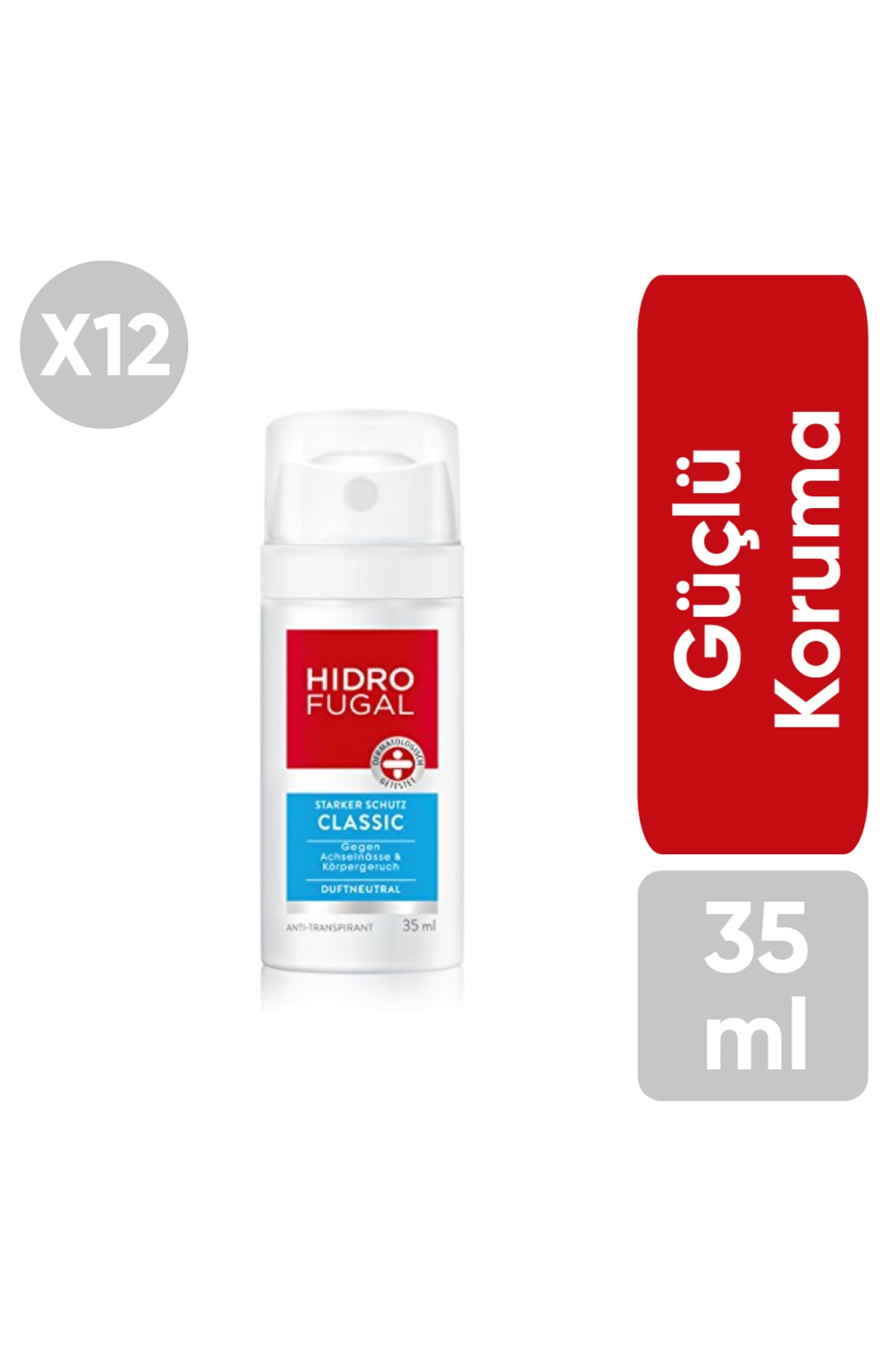Hidro Fugal Anti-transpirant Sprey Deodorant 35 Ml X12 Adet