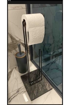 Ultra Lüks Antrasit Ayaklı Tuvalet Kağıtlığı, Yedekli Tuvalet Kağıtlığı - Ömür Boyu Paslanmaz M7531-20 OSCAR