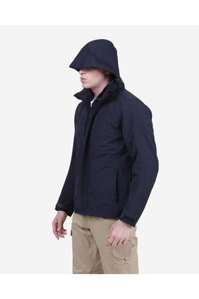 Erkek Softshell Mont Su Ve Rüzgar Geçirmez Çıkarabilir Kapüşonlu Fonksiyonel Yan Cepli SCT Barrack- Slim Softshell Jacket