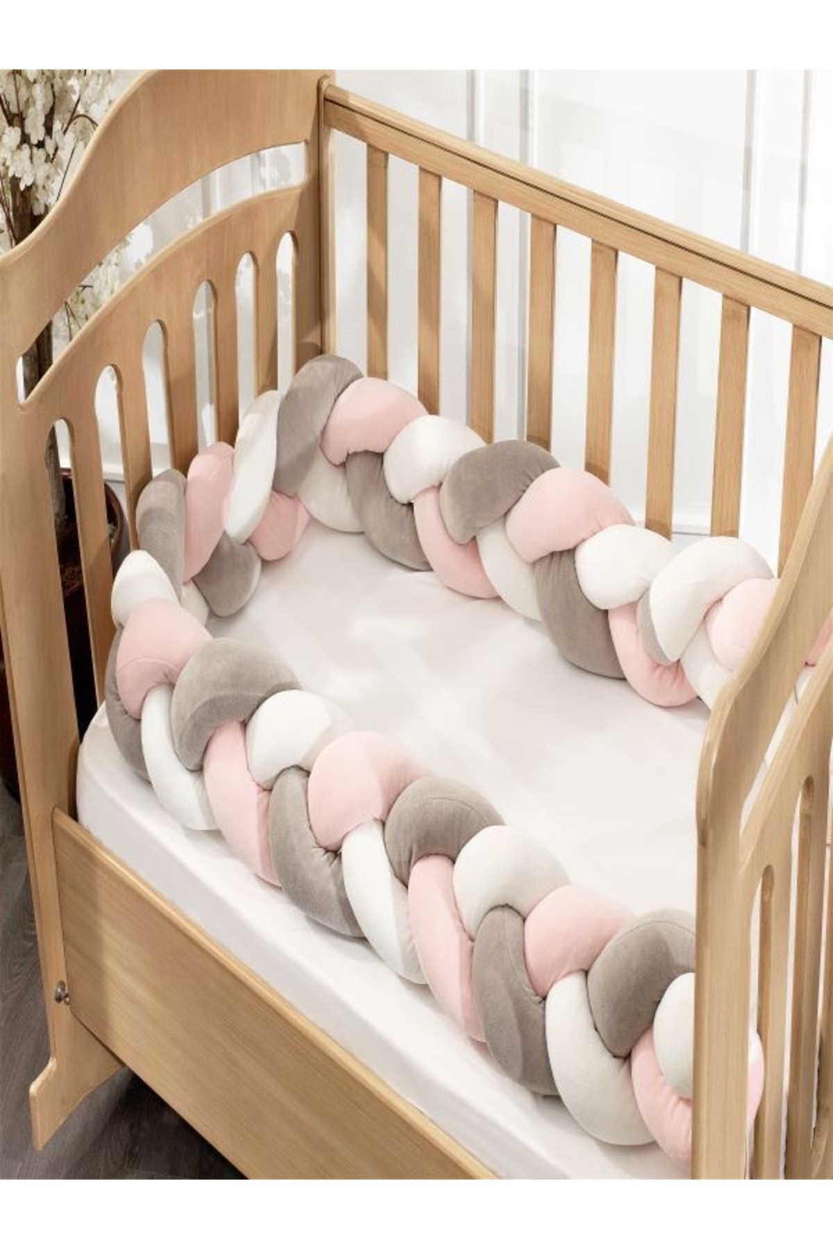 Momishop Twister Kadife Örgü Kenar Koruma 220 Cm Pembe