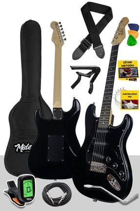 Rph200x Full Black Profesyonel Elektro Gitar (ÇANTA CAPO ASKI PENA KABLO) 22795
