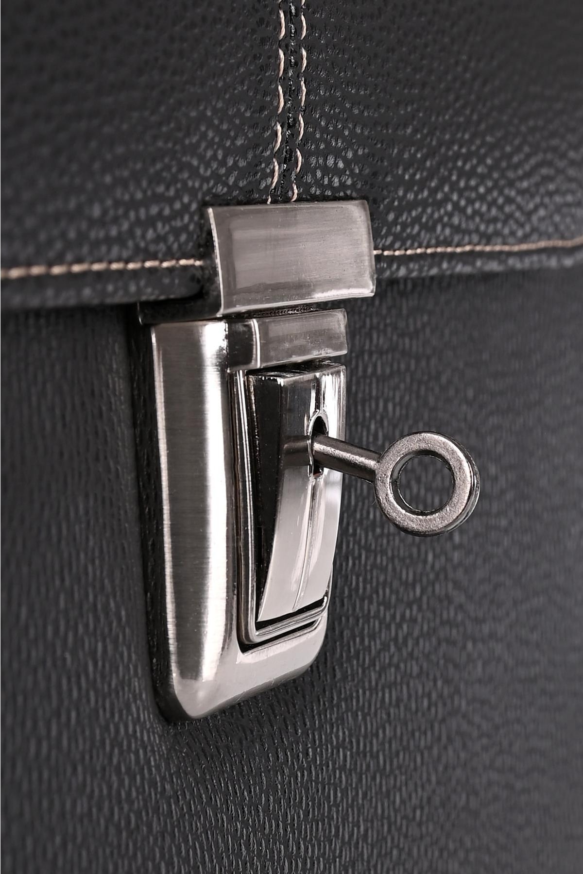 DERİEND  2010 15.6 Inç Laptop Bölmeli A4 Ve Dosya Uyumlu Evrak Çantası Siyah - Görsel 6