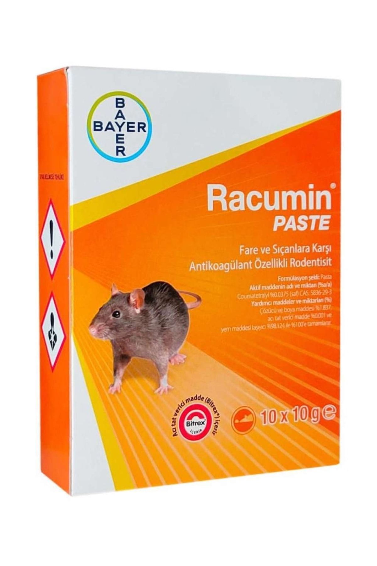 AntiPest Bayer Racumin Pasta 100 Gram 3 Adet Fiyatı, Yorumları - Trendyol