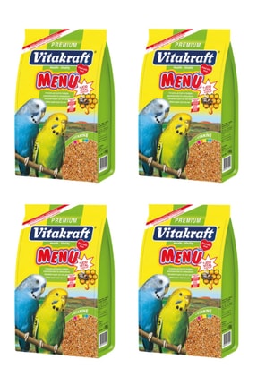 Vitakraft Menu Muhabbet Kuşu Yemi 500 Gr X 4 Ad