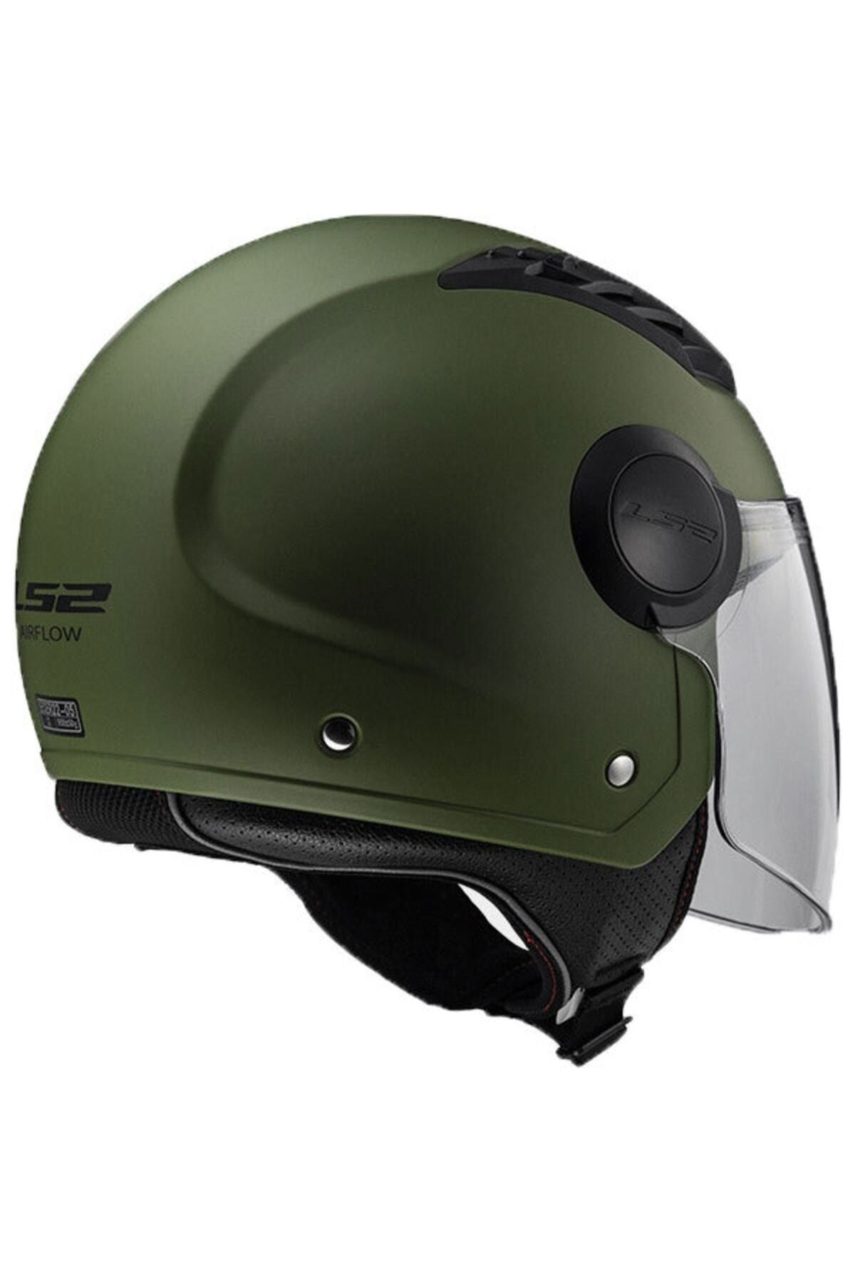 LS2 Aırflow Mat Yeşil Kask NY5362