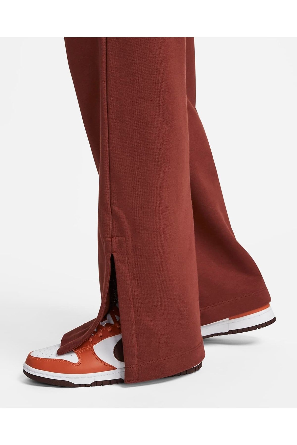 Jogger Pants Nike Solo Swoosh Men's Fleece Pants Night Maroon/ White