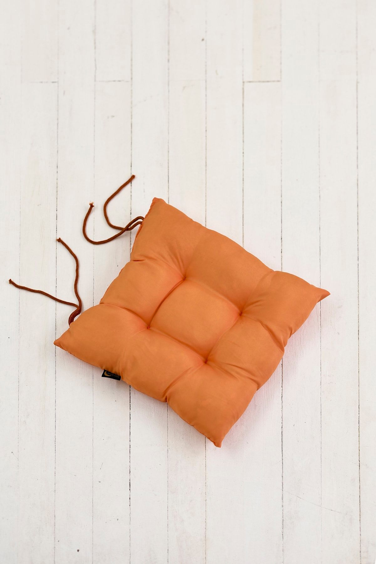AYDEM R COLLECT ON Fluffy 4 Piece Orange Square Chair Cushion 40 X