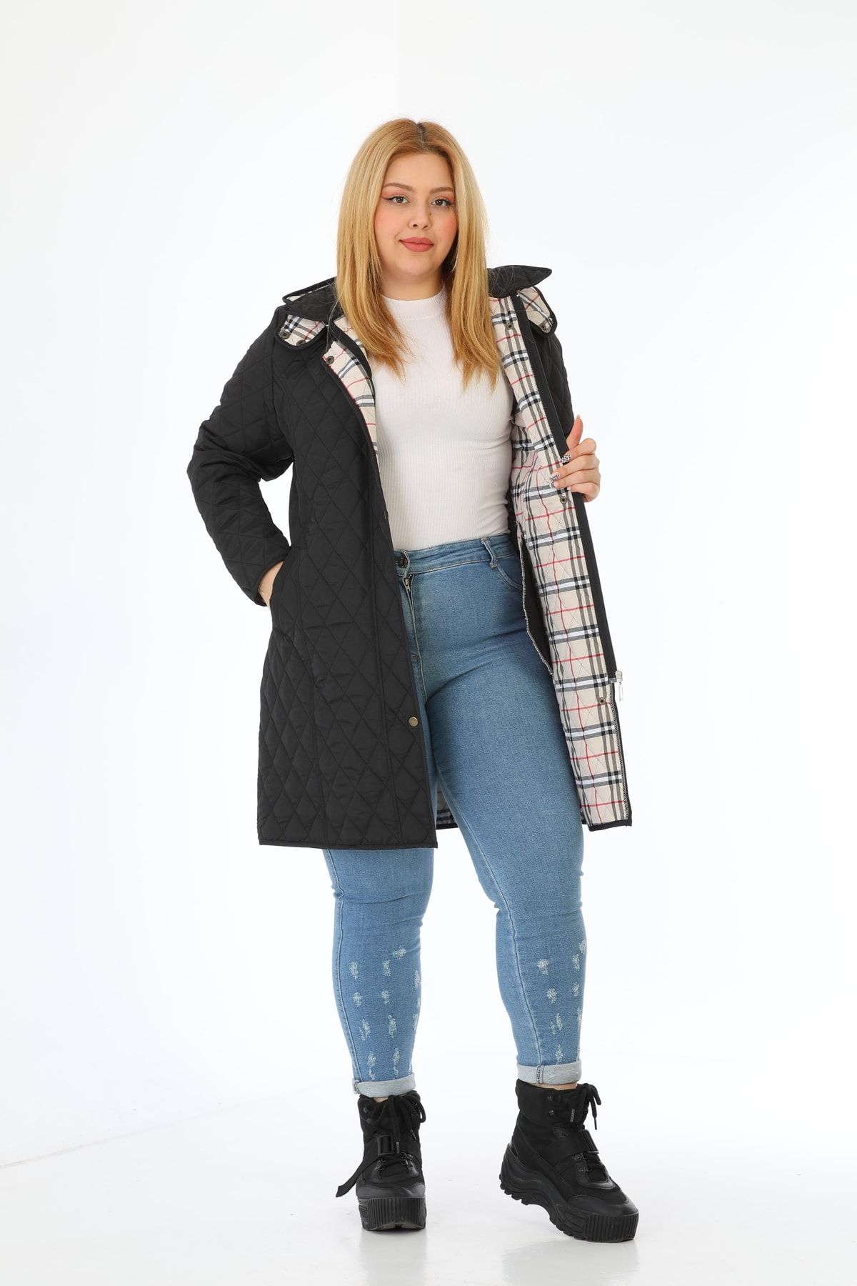 Waterproof quilted coat store